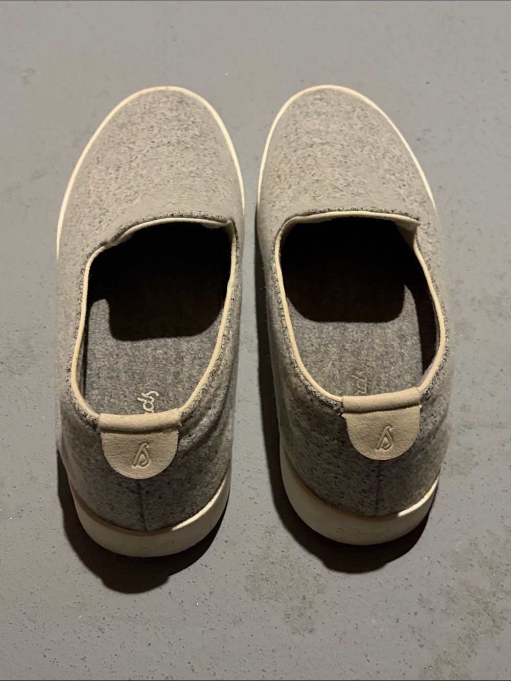 Allbirds - Men’s Wool Loungers - Dapple Grey (Cream Sole) - size Men’s 9 - Picture 4 of 7
